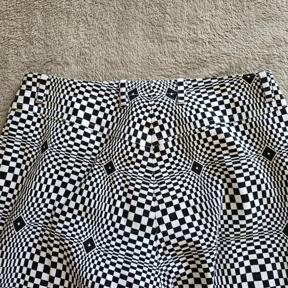 Escada Optical Illusion Flare Pants size 34 - Picture 9 of 14